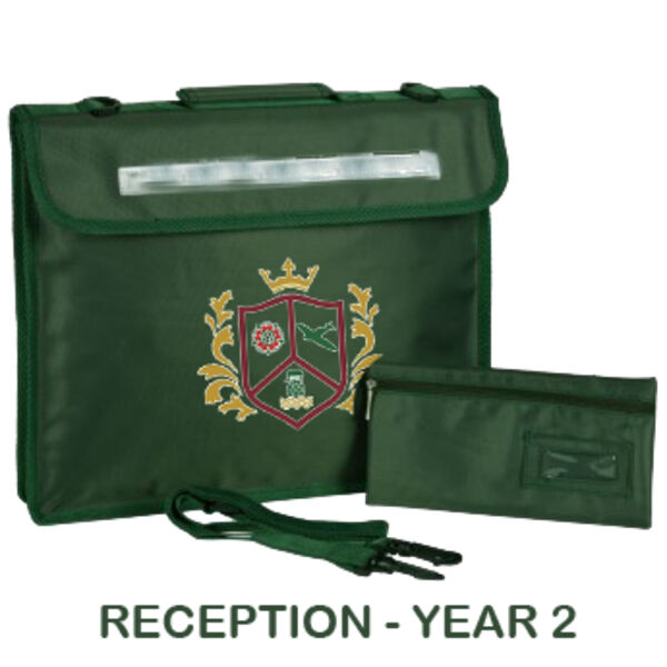 Tudor Grange Perdiswell Book Bag - Bottle Green Thumbnail
